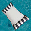 Hammock Foldable Backrest Floating Row Inflatable Recliner With Net, Specification: Double(Navy)