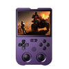 AMPOWN XU10 Handheld Game Console 3.5-Inch IPS Screen Linux System Portable Video Arcade 64G(Purple)