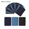 18pcs 12.5x9.8cm Jumper Shirt Elbow Knee Repair Patch Denim Cutting Patch