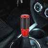 Universal Car Carbon Fiber Metal Gear Shift Knob (Red)