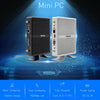 HYSTOU H2 Windows / Linux System Mini PC, Intel Core I3-7167U Dual Core Four Threads up to 2.80GHz, Support mSATA 3.0, 4GB RAM DDR4 + 256GB SSD (Black)