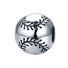 S925 Sterling Silver Pendant Baseball Passion Beads DIY Bracelet Necklace Accessories