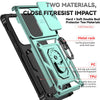 For Samsung Galaxy S25 Ultra 5G Sliding Camshield Holder Phone Case(Green)