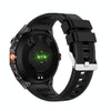 HT28 1.85 inch Silicone Strap IP68 Waterproof Smart Watch, Support Sleep Monitoring(Black)