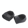 Heel Fatigue Shock Absorption And Warmth Gel Protective Cover, Size:L, Style:without Printing(Black)