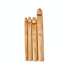 4 PCS Bamboo Handle Sweater Extra Thick Crochet Knitting Material Tools