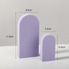 2 x Door Combo Kits Geometric Cube Solid Color Photography Photo Background Table Shooting Foam Props (Purple)