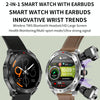 T95 1.52 inch BT5.0 Smart Sport Watch with Earbuds, Support Bluetooth Call / Blood Oxygen / Heart Rate / Blood Pressure Health Monitor(Black)