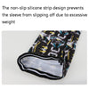 Sports Multi-Function Sunscreen Ice Sleeves with Zipper Pocket, Size: XL(Technology Blue Short Version)