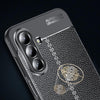 For Samsung Galaxy A26 5G Litchi Texture Shockproof TPU Phone Case(Black)
