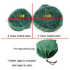 Automatic Folding Fish Net With Support Rod Fishing Cage Lobster Net Fishing Gear, Color: 5 Holes Green