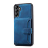 For Samsung Galaxy S25+ 5G Skin Feel Dream RFID Anti-theft PU Card Bag Phone Case(Peacock Blue)