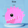 HAIZID Cute Cartoon Waterproof Silicone Children Swimming Cap(Fish Scales Rose Red Pink)