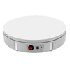 30cm Electric Rotating Turntable Display Stand Video Shooting Props Turntable for Photography, Load: 100kg, US Plug(White)