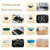 7 In 1 Electric Spin Scrubber Rechargeable Waterproof Floor Clean Bush with 23.6 Inch Adjustable Handle(Grey)