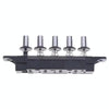 Five-position Plug-in Button Switch Range Hood Piano-key Switch(Silver)