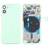 iPhone 12 Mini Green Back Cover with Wireless Charging - Side Keys & Card Tray