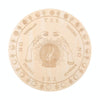 Carving Pattern Round Wood Craft Ouija Board 15cm(4)