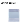 4 PCS 40mm Crystal Drop Glue Square Silica Gel Mold DIY Handmade Jewelry Decoration Model