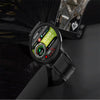 ET470 1.39 inch Color Screen Smart Watch Leather Strap, Support Bluetooth Call / ECG(Black)