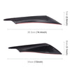 4 PCS Car-Styling Flank Decorative Sticker(Red)