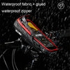 WILD MAN ES16 0.5L EVA Hard Shell Waterproof Touch Screen Bicycle Handlebar Bag(Black)