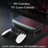 MANTE1 H6 For PSP Simulator Suspension Game Console Four Person Battle Video Gaming Machine 4K HD Game Box, Style: 128G Charging Handle