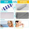 4-tube PVC Inflatable Foldable Floating Row Summer Swimming Pool Water Hammock(Straight Striped Dark Blue)