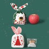 1bag Candy Packaging Bags Baking Biscuit Gift Bags 13.5x22cm(Strawberry Flower)