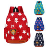 Nylon Stars Printing Kindergarten Children Backpack Schoolbag(Green)