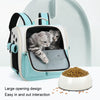Breathable Cat Backpack, Pink, Foldable, Portable Pet Carrier Bag