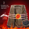 Autumn and Winter Middle-aged Dad Jacket Men Velvet Thickening Clothes, Size: 2XL(Gray)