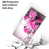 For Alcatel 1SE 2020 Coloured Drawing Cross Texture Horizontal Flip PU Leather Case with Holder & Card Slots & Wallet & Lanyard(Wild Rose)