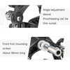 Meroca Bicycle Aluminum Alloy C Brake, Color: Black Front+Rear