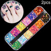 2 PCS Nail Art Butterfly Laser Symphony Sequins, Specification:25