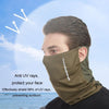 Summer Motorcycle Riding Mask Windproof Hanging Ears Silk Sunscreen Face Towel Sports UV Scarf, Size: Average(Army Green)