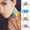 European and American Simple Sexy Bound Collar Fashion Laser Skin Glowing Necklace, Random Color Delivery