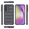 For Samsung Galaxy A56 5G Magic Shield TPU + Flannel Phone Case(Dark Grey)