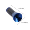 Carbon Fiber Aluminum Short Antenna Polished Universal Screws Base(Small Size)(Blue)