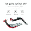 4 In 1 Motorcycle Modification Accessories Horn Windshield Windproof Protective Cover+Handlebar Plastic Throttle Grip Accessories(Silver)
