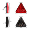 Bicycle / Mountain Bike Y Style Triangle Pilot Light LED Tail Light (Black)