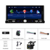 Single Spindle 6.9 inch MP5 With Knob Player Carplay Function Car MP4 Backup Camera, Specification: Standard+12 Light Camera
