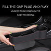 Car Multi-functional Driver Seat Console PU Leather Box Cigarette Lighter Charging Pocket Cup Holder Seat Gap Side Storage Box(Beige)