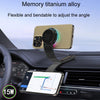 15W Car Magnetic Wireless Charging Cell Phone Holder With Ambient Light