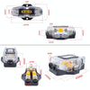 80A Car Audio Amplifier Modified Solid Brass Fuse Holder With Transparent Cover, Specifications: 2-way