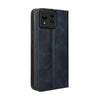 For Asus Zenfone 11 Ultra Magnetic Buckle Retro Texture Leather Phone Case(Blue)