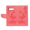 For Galaxy Note 8 Pressed Flowers Butterfly Pattern Horizontal Flip Leather Case with Holder & Card Slots & Wallet & Lanyard (Pink)