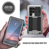 For Samsung Galaxy S25 Ultra 5G R-JUST Sliding Camera Life Waterproof Holder Phone Case(Silver)