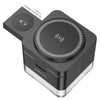 BOROFONE BQ34 15W 3 in 1 Foldable Magnetic Wireless Fast Charger(Black)