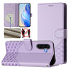 For Samsung Galaxy A56 5G Honeycomb Embossing RFID Leather Phone Case(Light Purple)